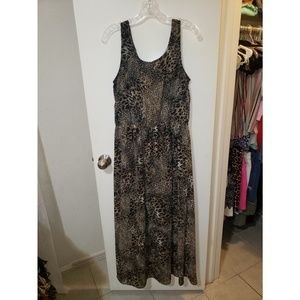 Leopard print Maxi dress